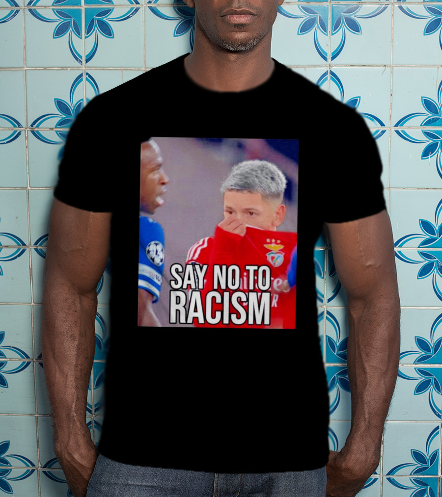 Say No To Racism Prestianni Benfica Soccer Awareness T-Shirt