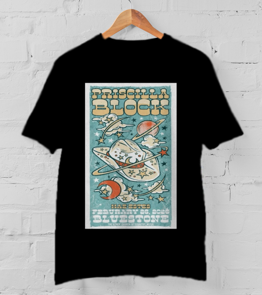Priscilla Block Rae Estes February 26 2026 Bluestone Columbus OH T-Shirt