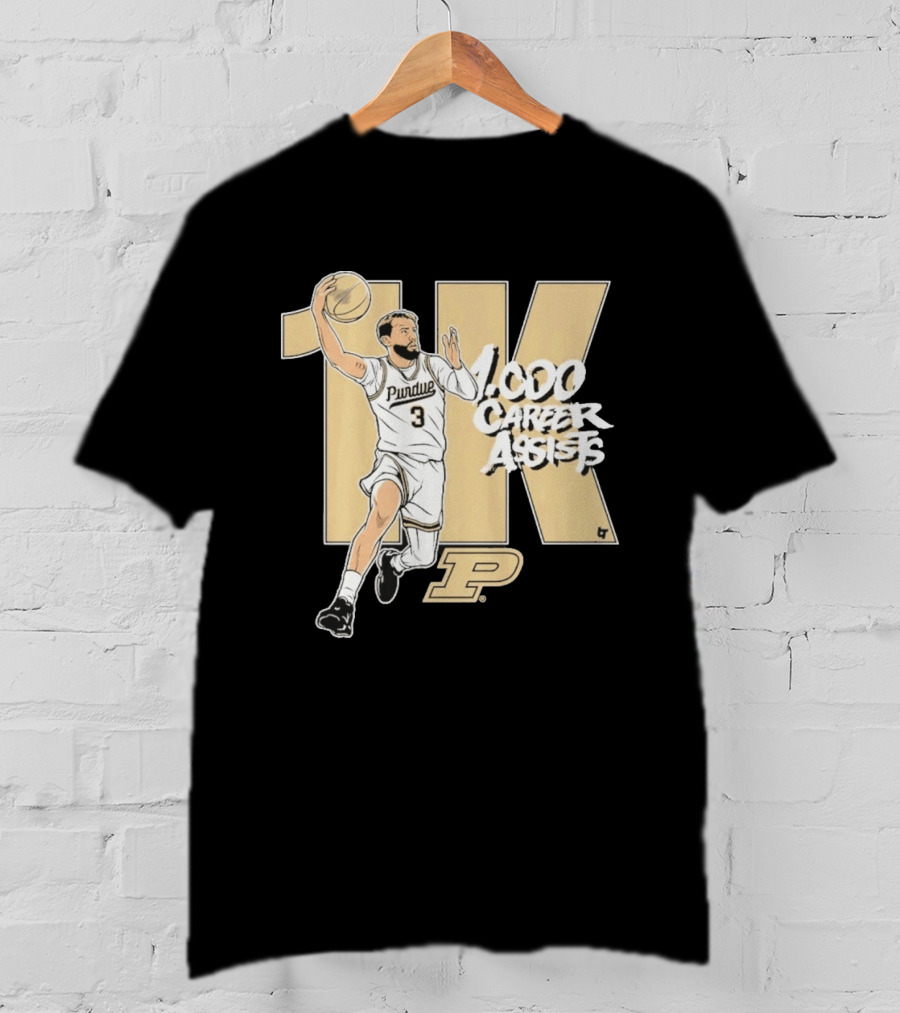 Purdue Basketball 1K Career Assists Braden Smith T-Shirt