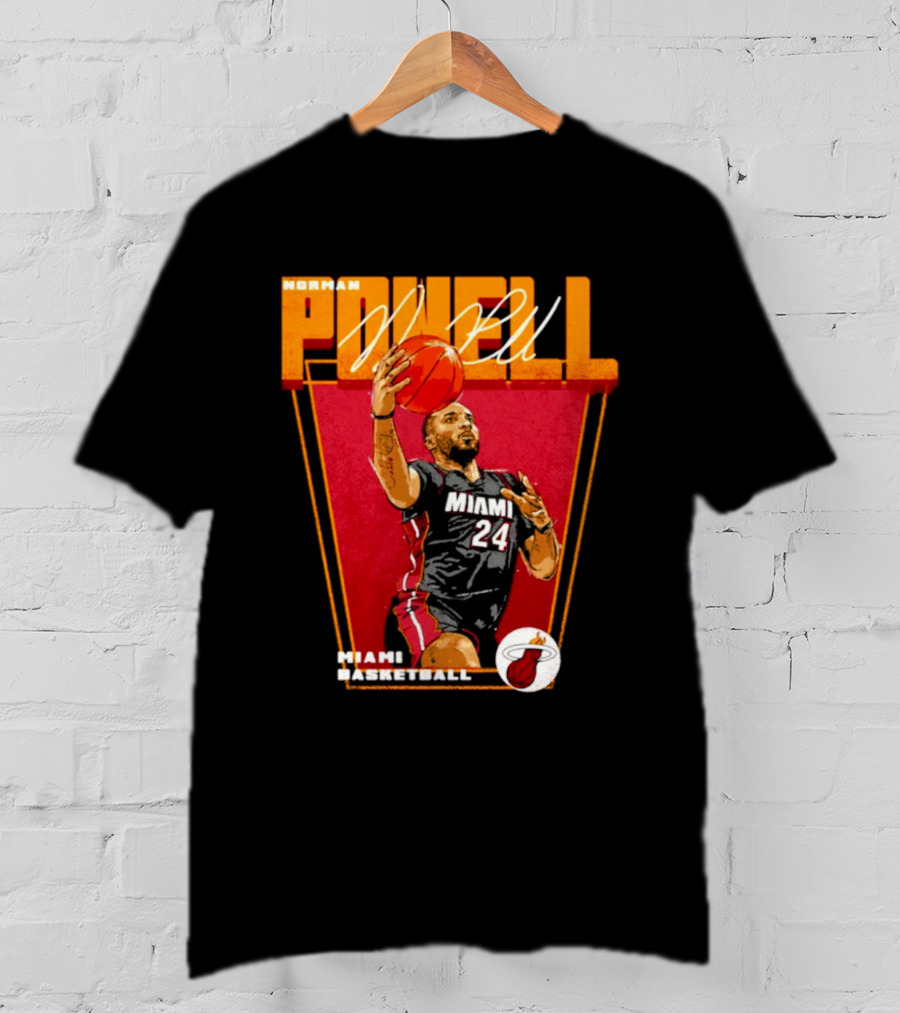 Norman Powell Miami Basketball 24 T-Shirt
