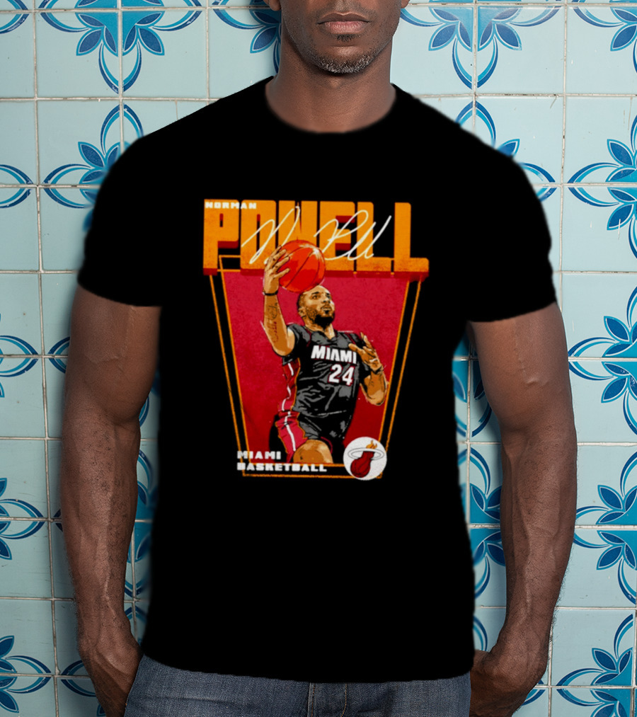 Norman Powell Miami Basketball 24 T-Shirt