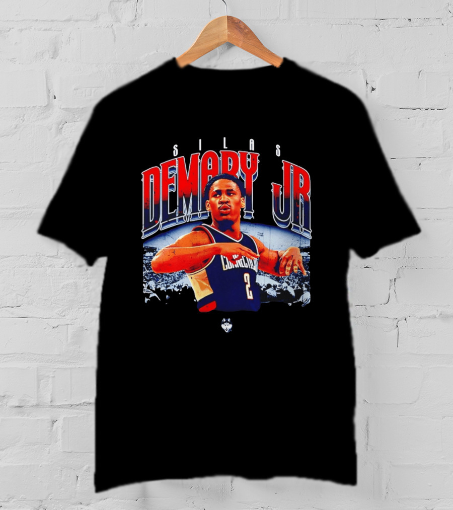 Silas Demary Jr UConn Husky Basketball Player Collage T-Shirt