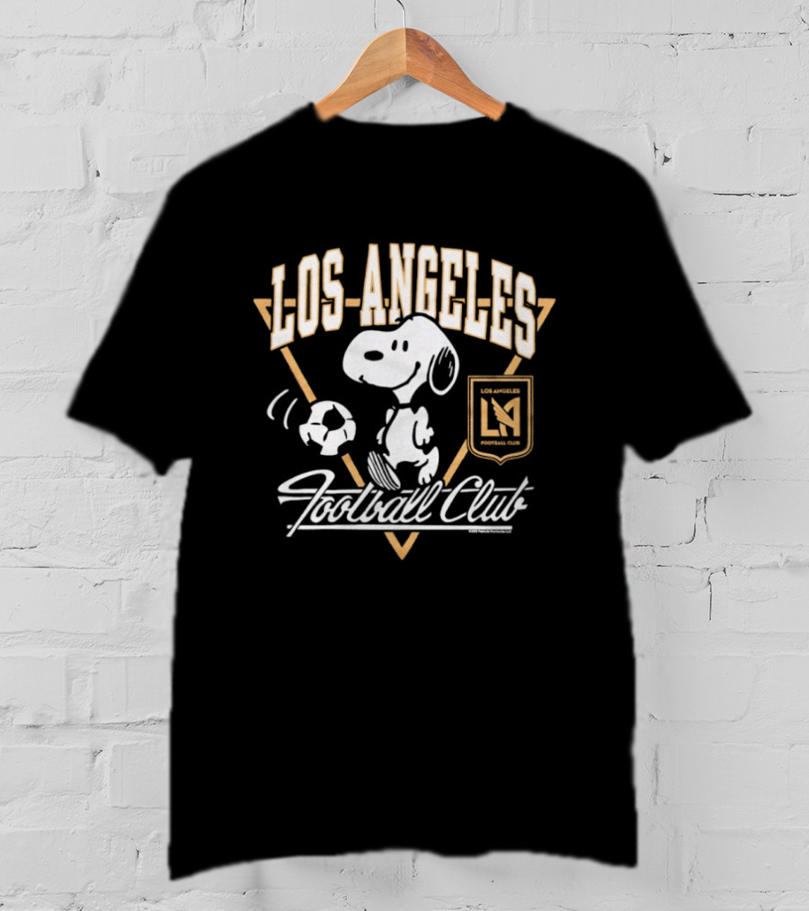 Peanuts Snoopy Los Angeles Football Club Soccer Collaboration T-Shirt