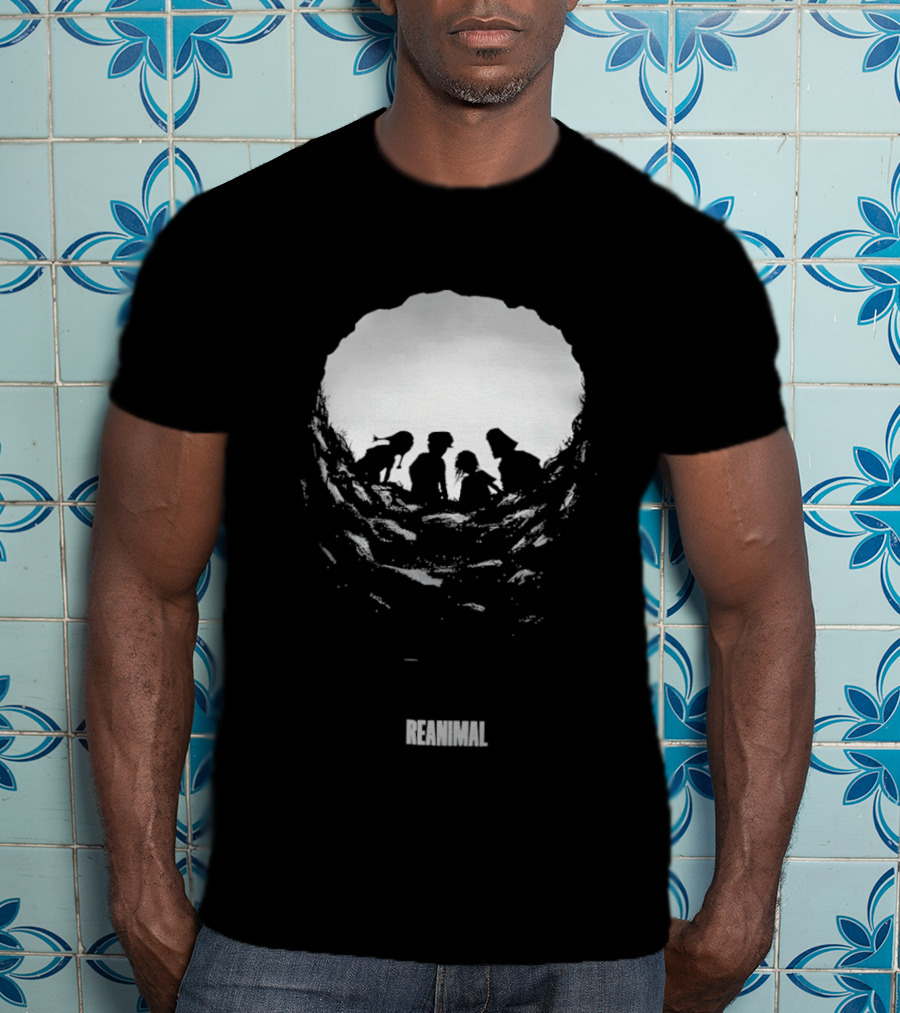 Reanimal Cave Silhouette Family Exploration T-Shirt