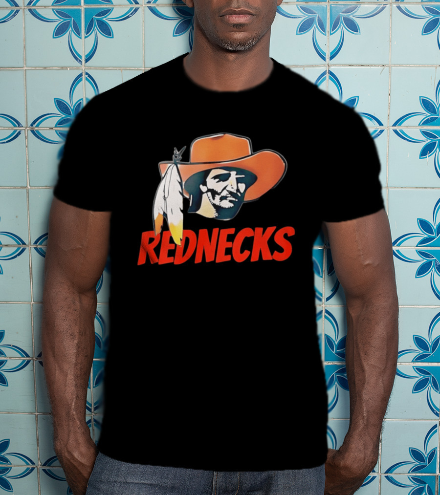Rednecks Cowboy Hat Feather T-Shirt