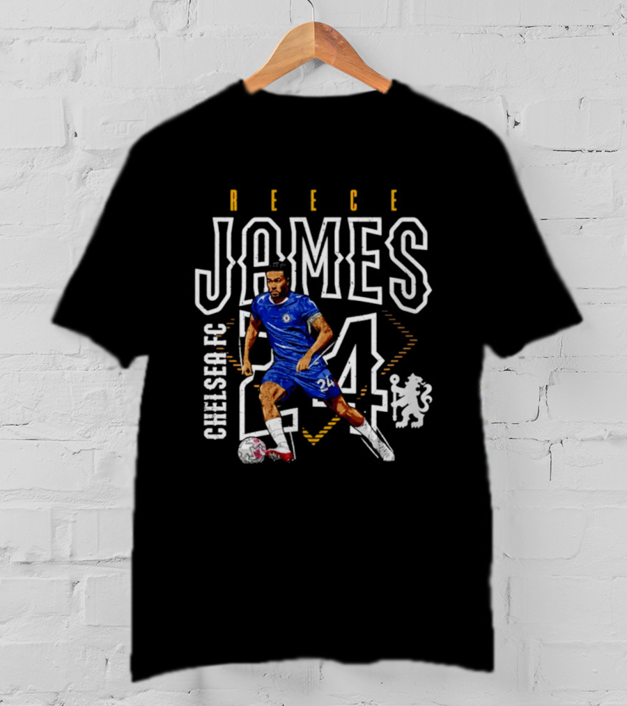 Reece James Chelsea FC 24 Football Jersey Fan Gear T-Shirt