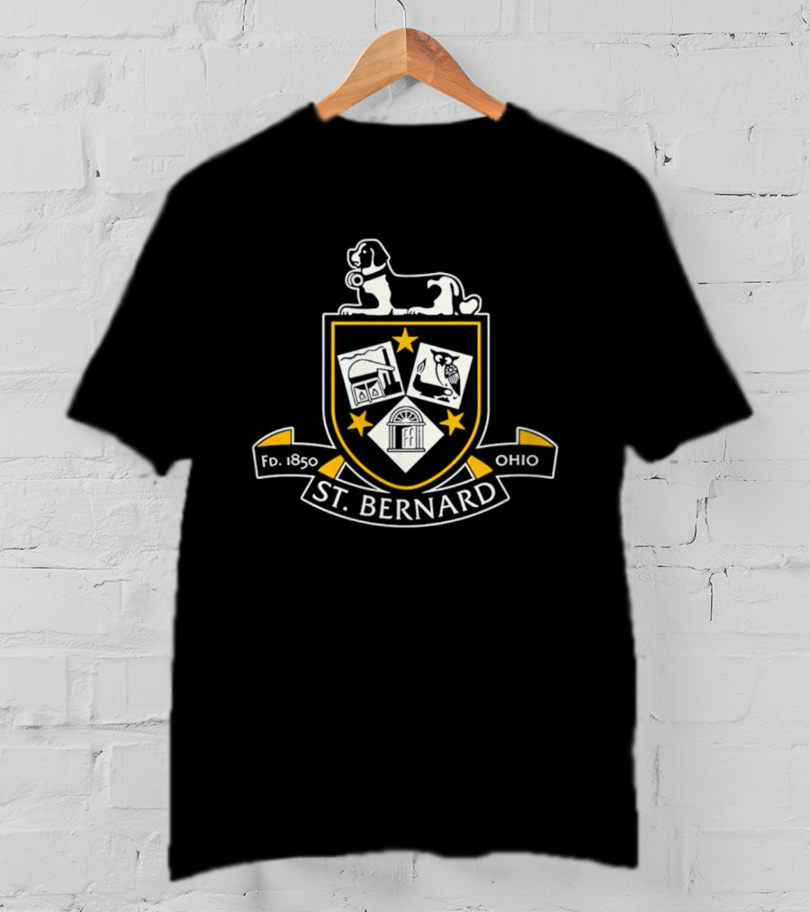 St Bernard Ohio Fd 1890 Crest Recreation Department T-Shirt