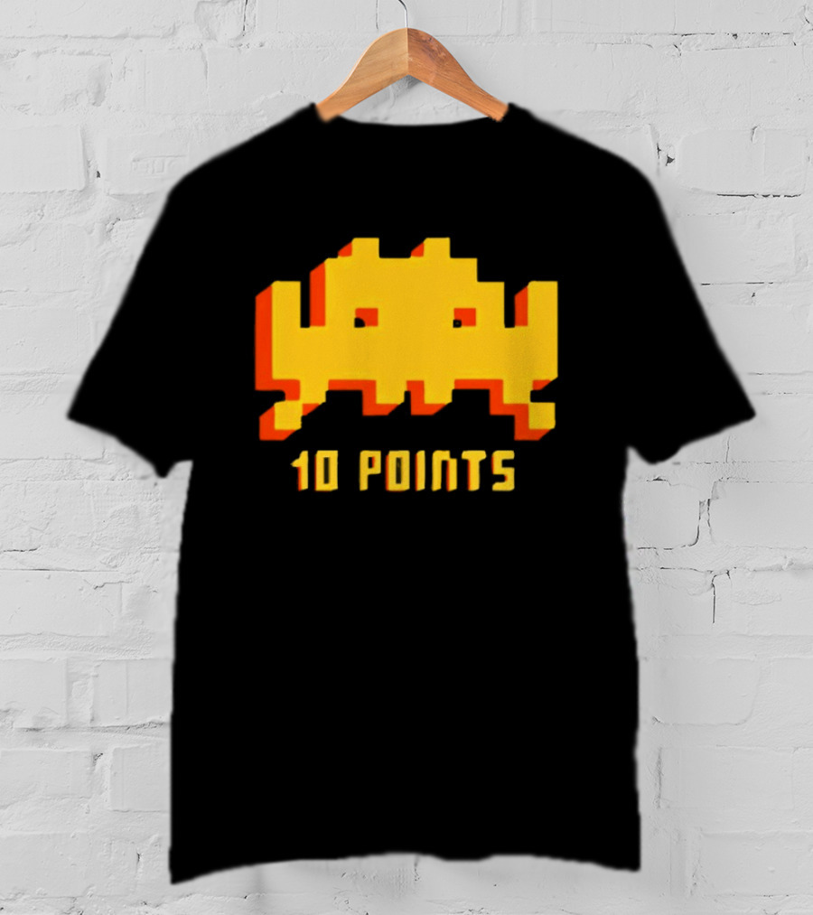 Roy IT Crowd Space Invader 10 Points Game Reference T-Shirt