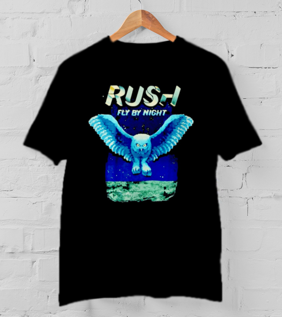 Rush Fly By Night Album Owl T-Shirt