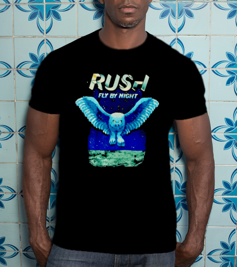 Rush Fly By Night Album Owl T-Shirt