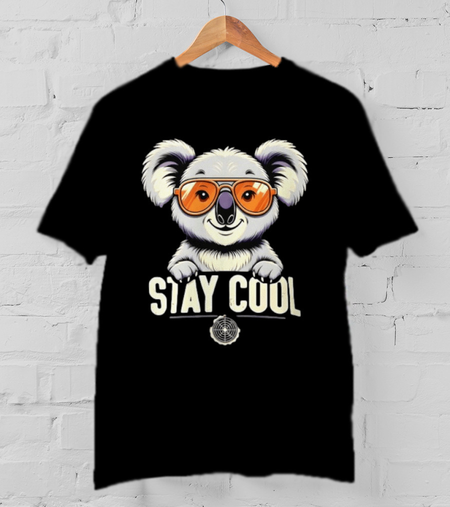 Stay Cool Koala Sunglasses Fun T-Shirt