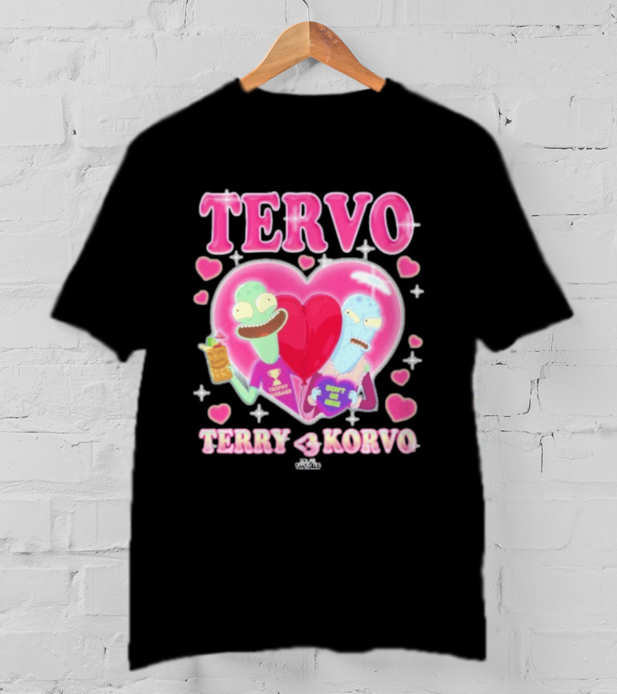 TERVO Terry Korvo Trophy Husband Don't Go Bacon My Heart T-Shirt