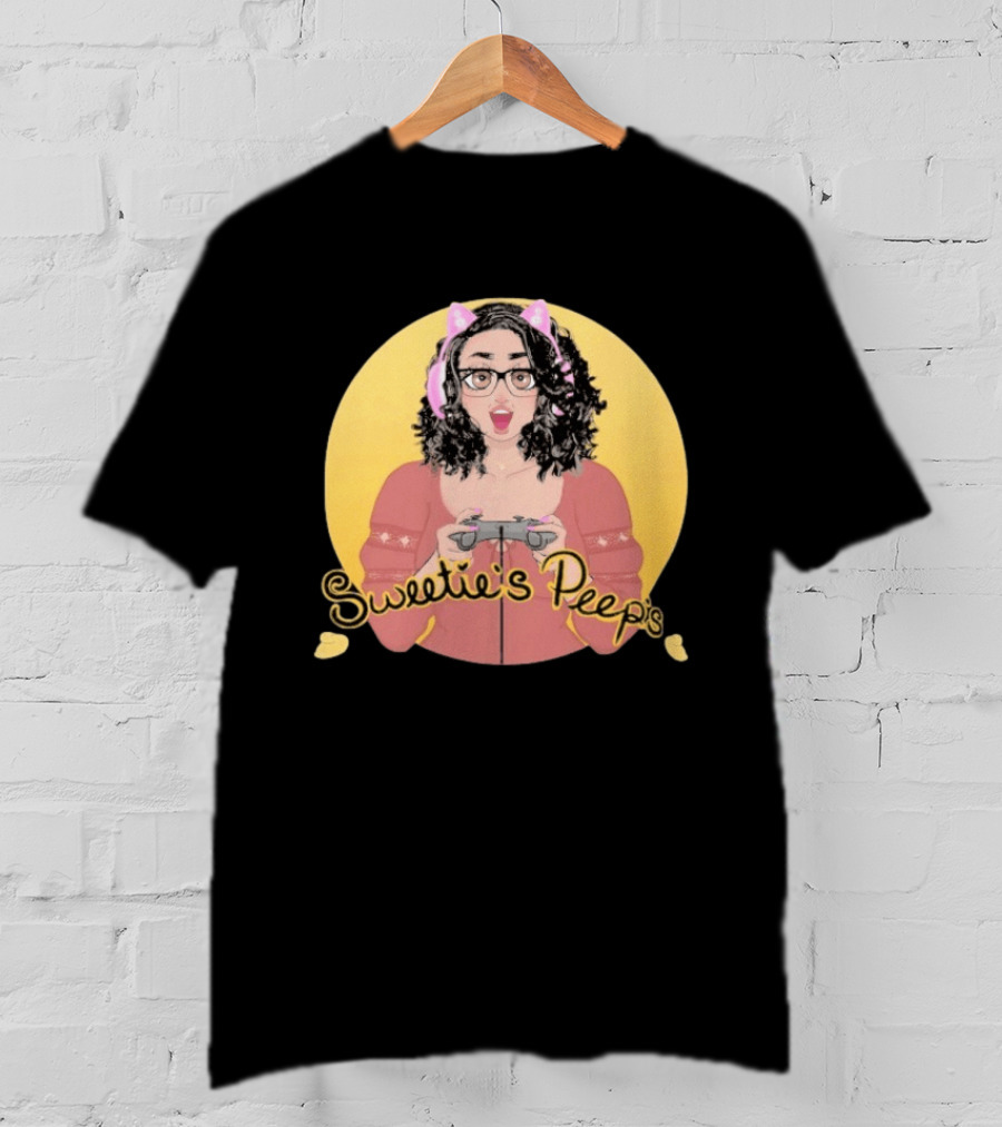 Sweetie's Peeps Gamer Girl Headset And Glasses T-Shirt
