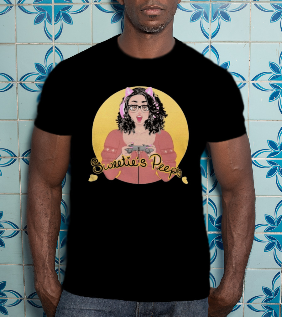 Sweetie's Peeps Gamer Girl Headset And Glasses T-Shirt