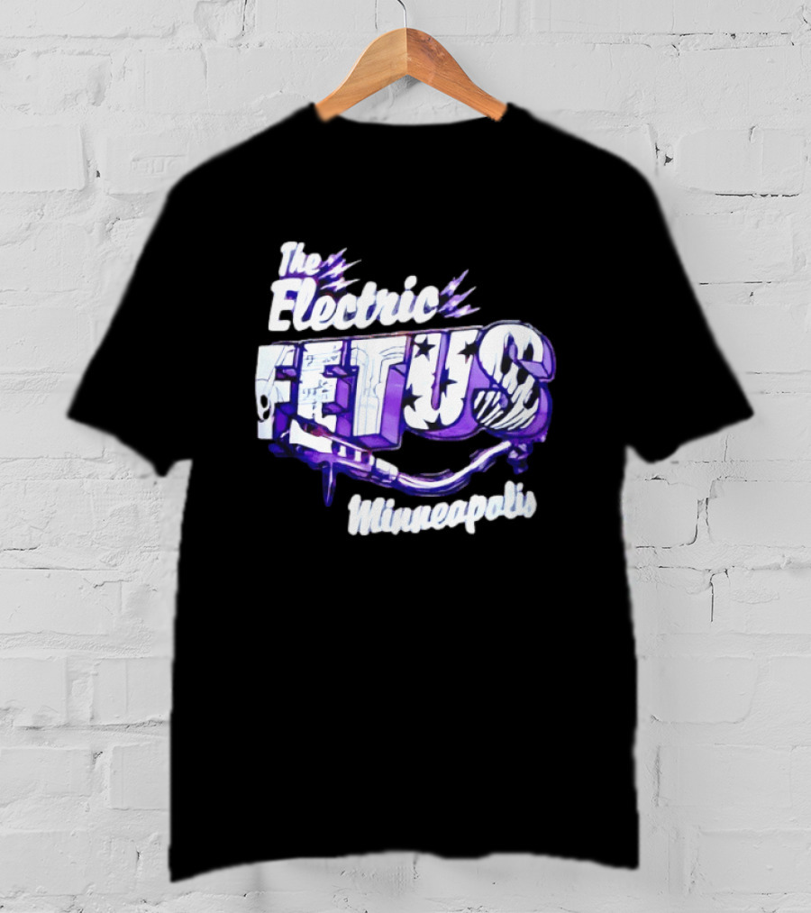 The Electric Fetus Minneapolis Purple Stars And Stripes T-Shirt