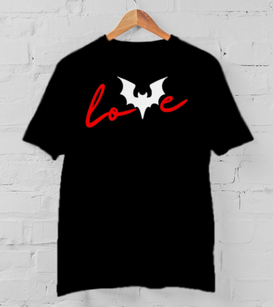 VyroniQ Love Bat Winged Heart T-Shirt