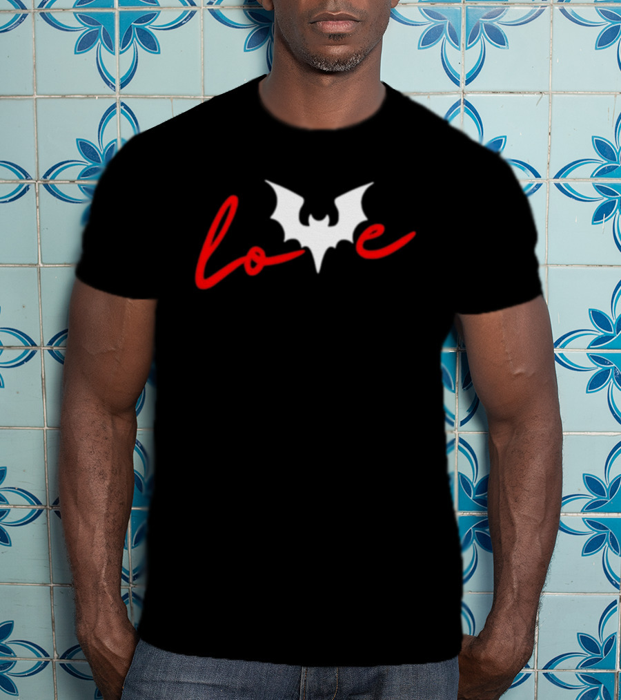 VyroniQ Love Bat Winged Heart T-Shirt