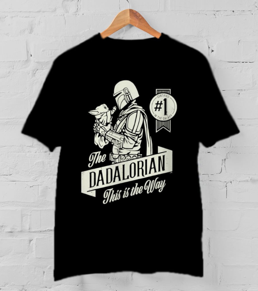 The Dadalorian Yoda Mandalorian Star Wars This Is The Way #1 T-Shirt