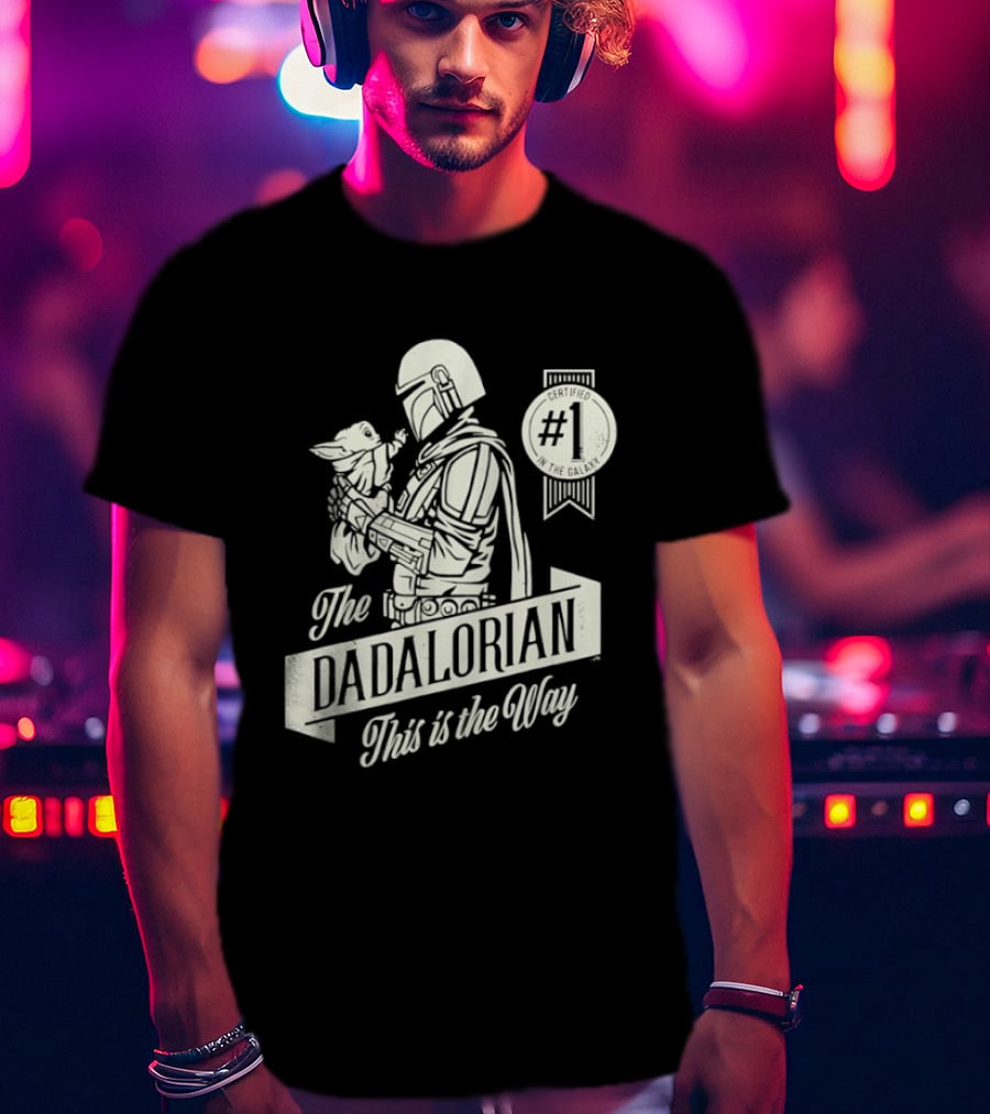 The Dadalorian Yoda Mandalorian Star Wars This Is The Way #1 T-Shirt