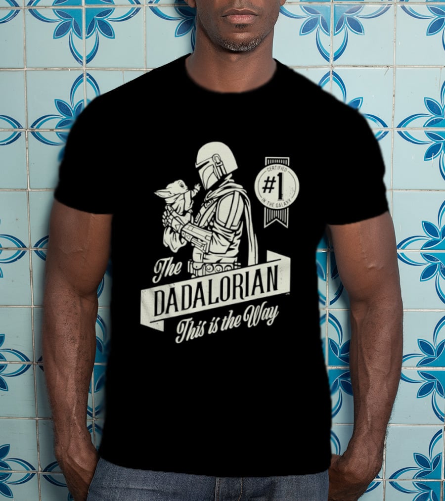 The Dadalorian Yoda Mandalorian Star Wars This Is The Way #1 T-Shirt