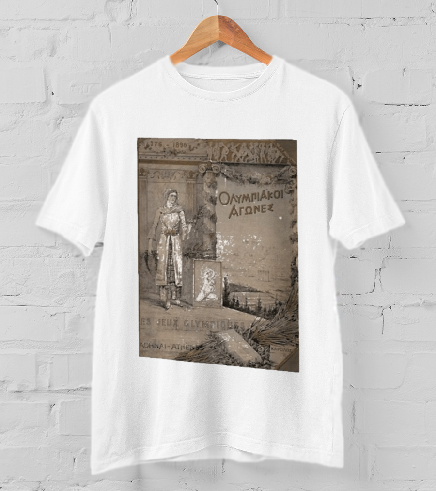 776 1896 Olympiakoi Agones Athina Athènes Jeux Olympiques T-Shirt