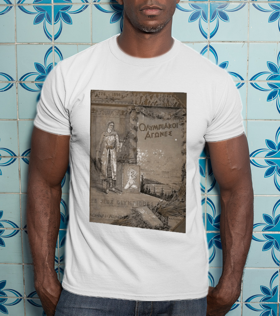 776 1896 Olympiakoi Agones Athina Athènes Jeux Olympiques T-Shirt