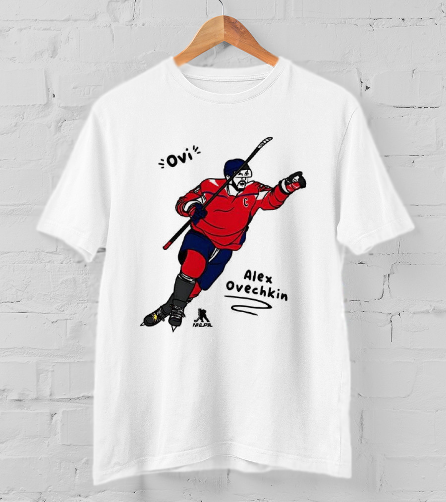 Ovi Cartoon Alex Ovechkin Washington Capitals Hockey T-Shirt