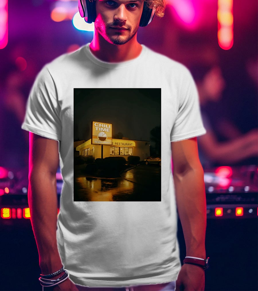 CHILI TIME Night Vibes Restaurant St Bernard Recreation Department T-Shirt