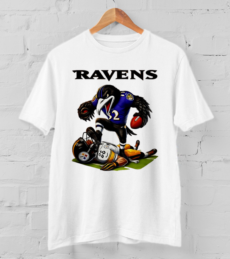 Ravens Vs Steelers Rivalry Intensity Football Battle T-Shirt