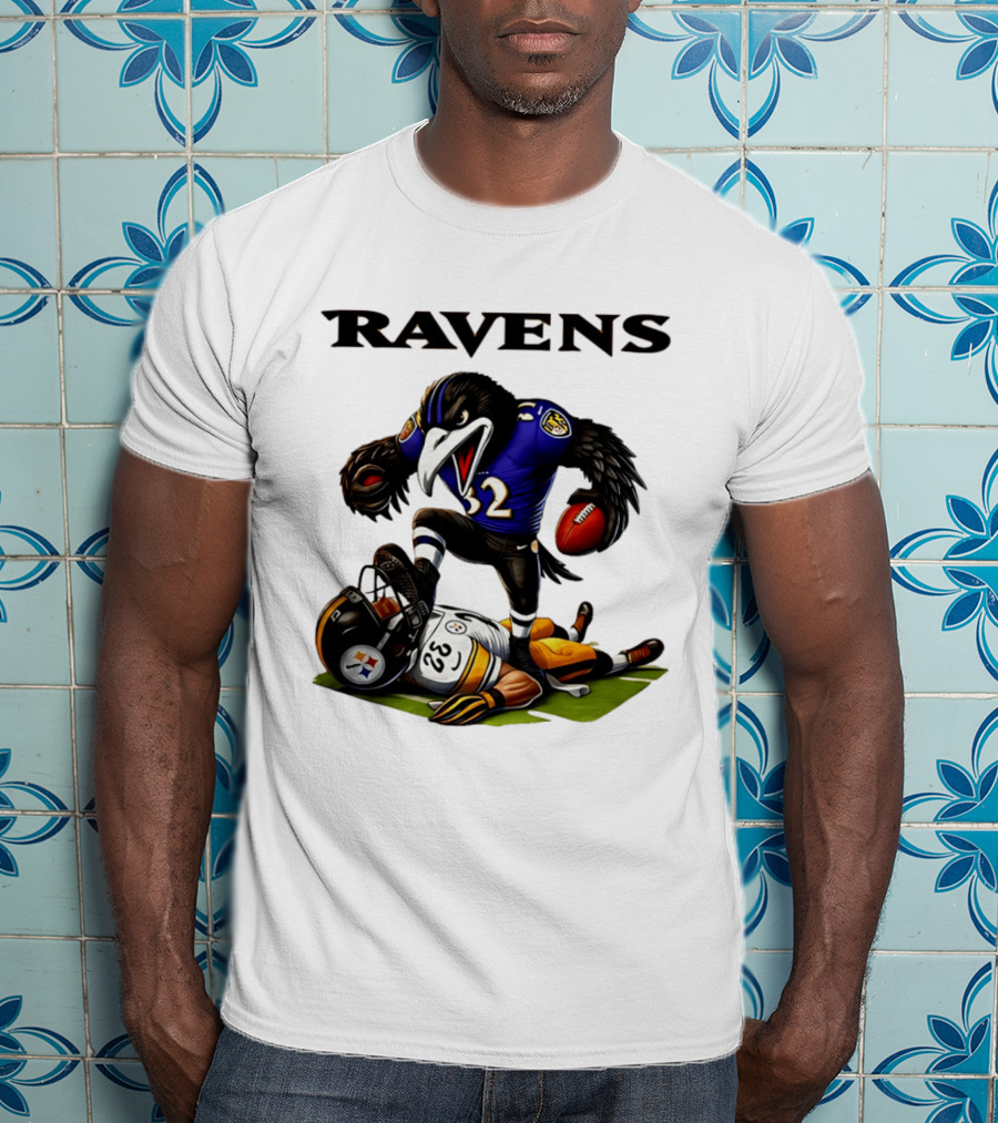 Ravens Vs Steelers Rivalry Intensity Football Battle T-Shirt
