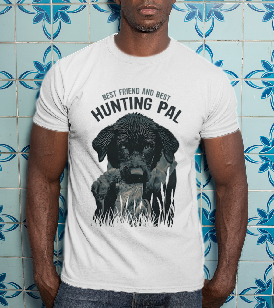 Best Friend And Best Hunting Pal Dog Retriever T-Shirt