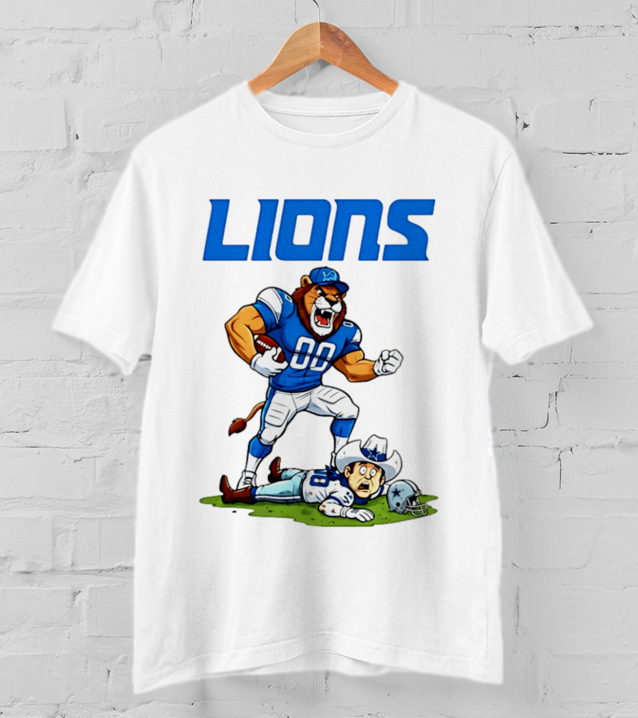 Detroit Lions Rivalry Victory Over Dallas Cowboys T-Shirt