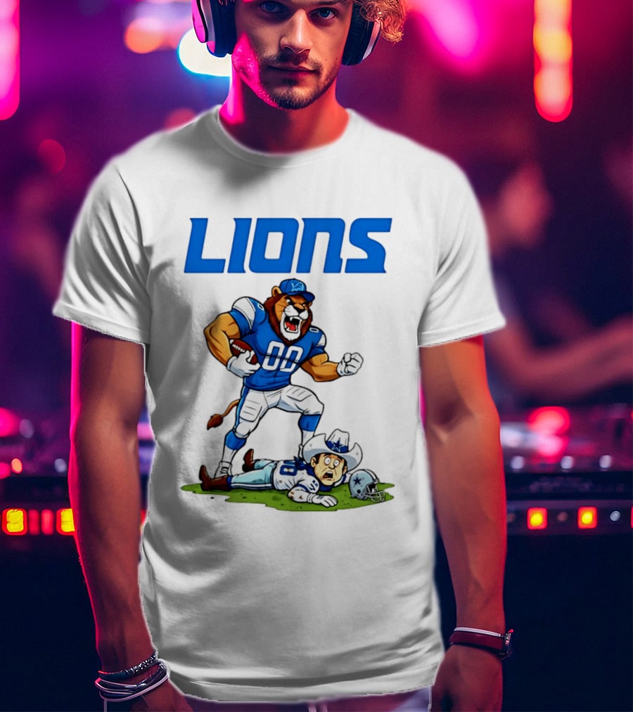 Detroit Lions Rivalry Victory Over Dallas Cowboys T-Shirt