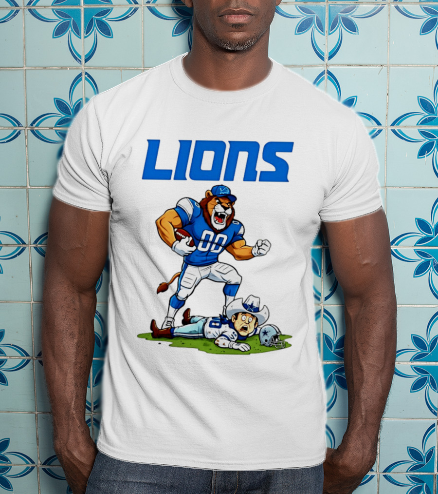 Detroit Lions Rivalry Victory Over Dallas Cowboys T-Shirt