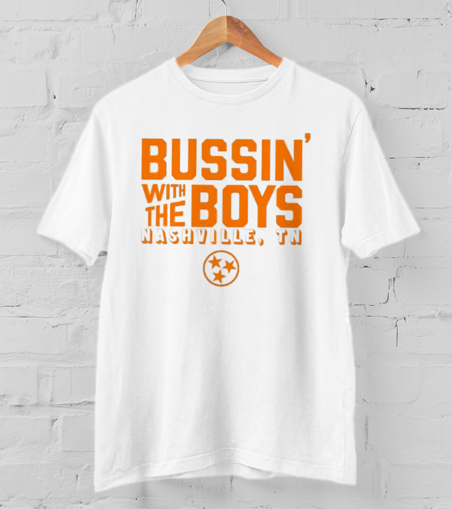 Bussin With The Boys Nashville TN Star Circle T-Shirt