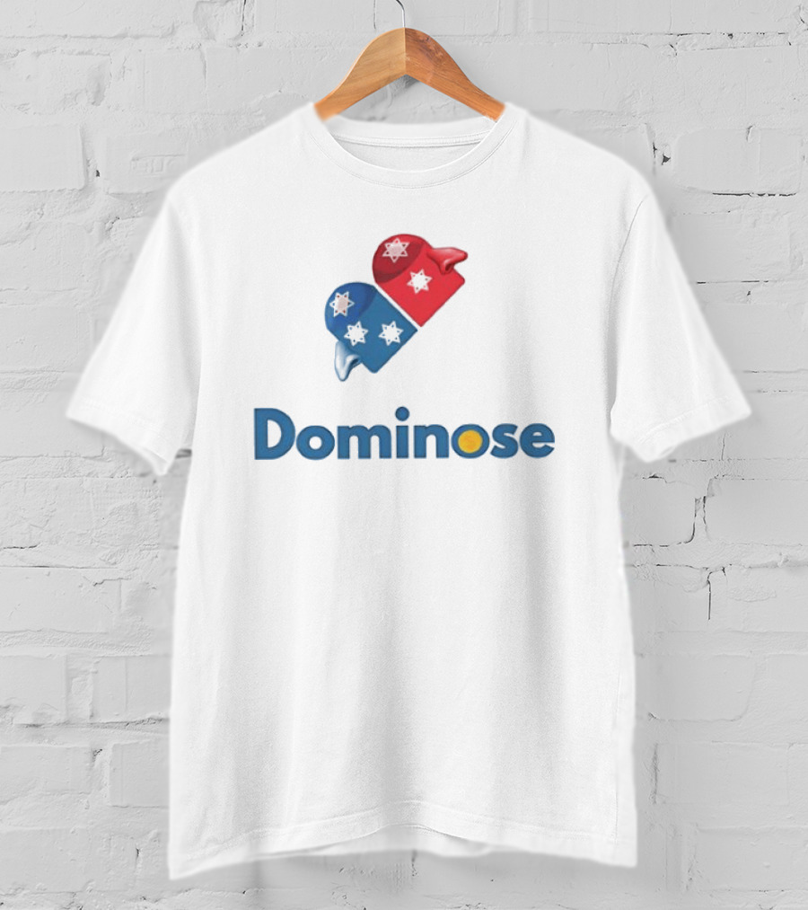 Dominose Pizza Logo Parody Fun Mashup T-Shirt