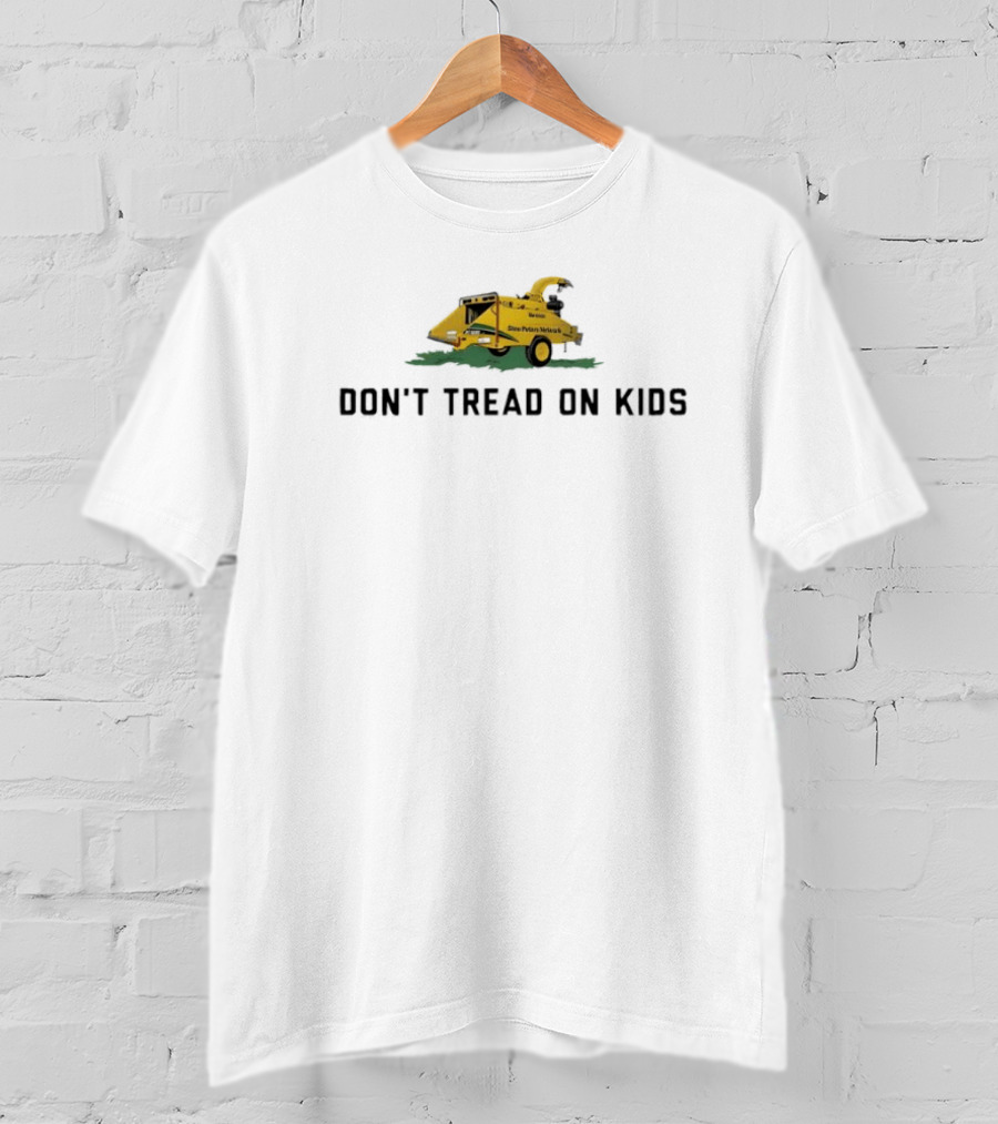 Don't Tread On Kids Woodchipper Tree Stump Evolution T-Shirt