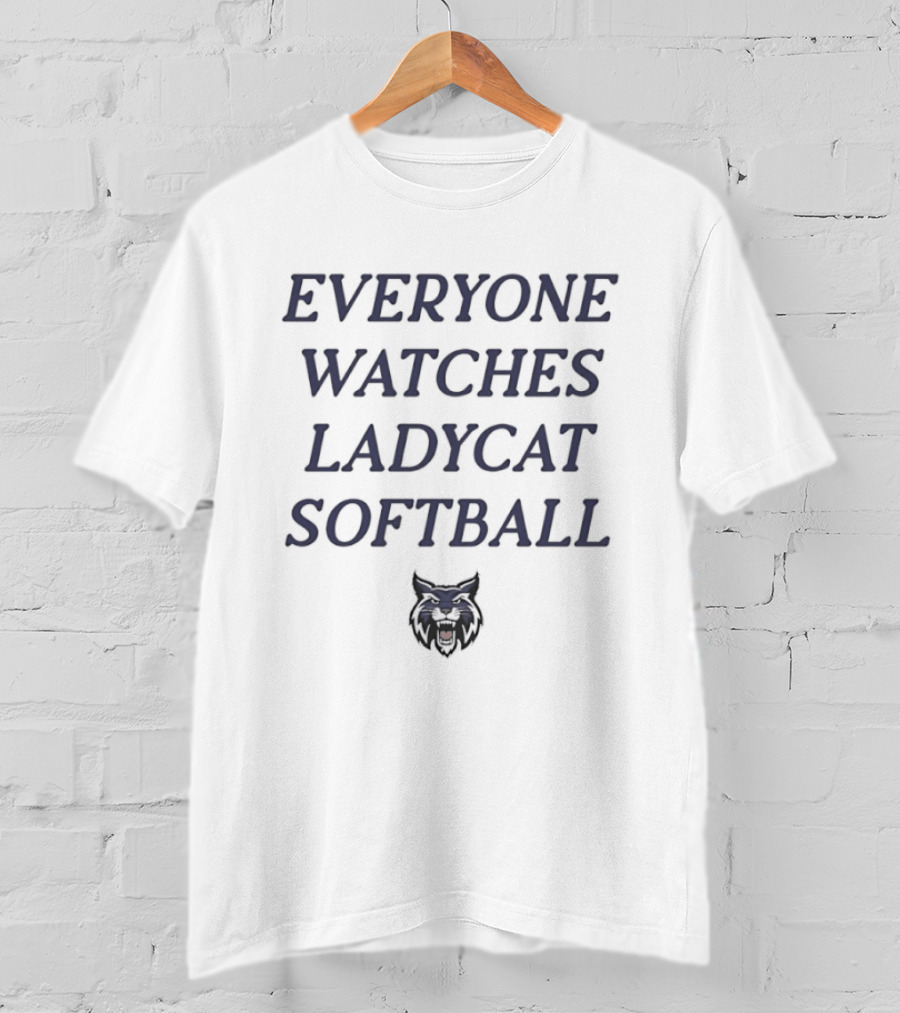 Everyone Es Ladycat Bobcat Softball Team Spirit T-Shirt