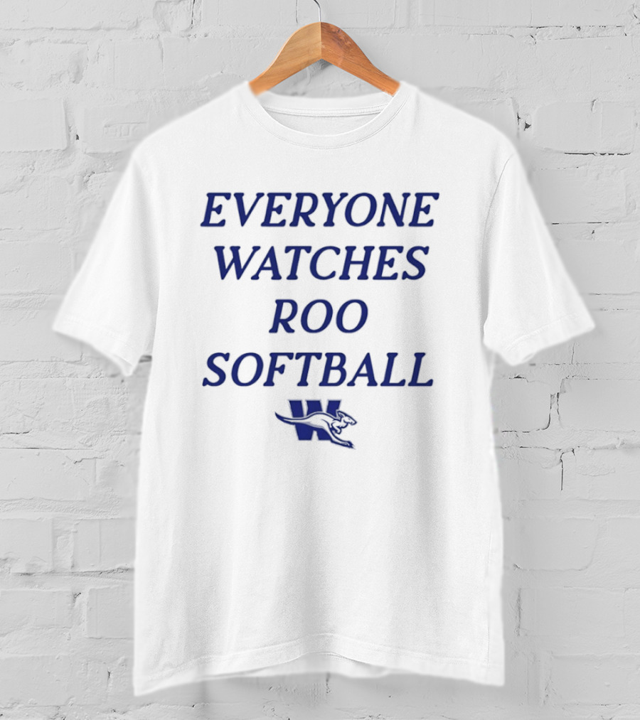 Everyone Es Roo Softball Kangaroo T-Shirt