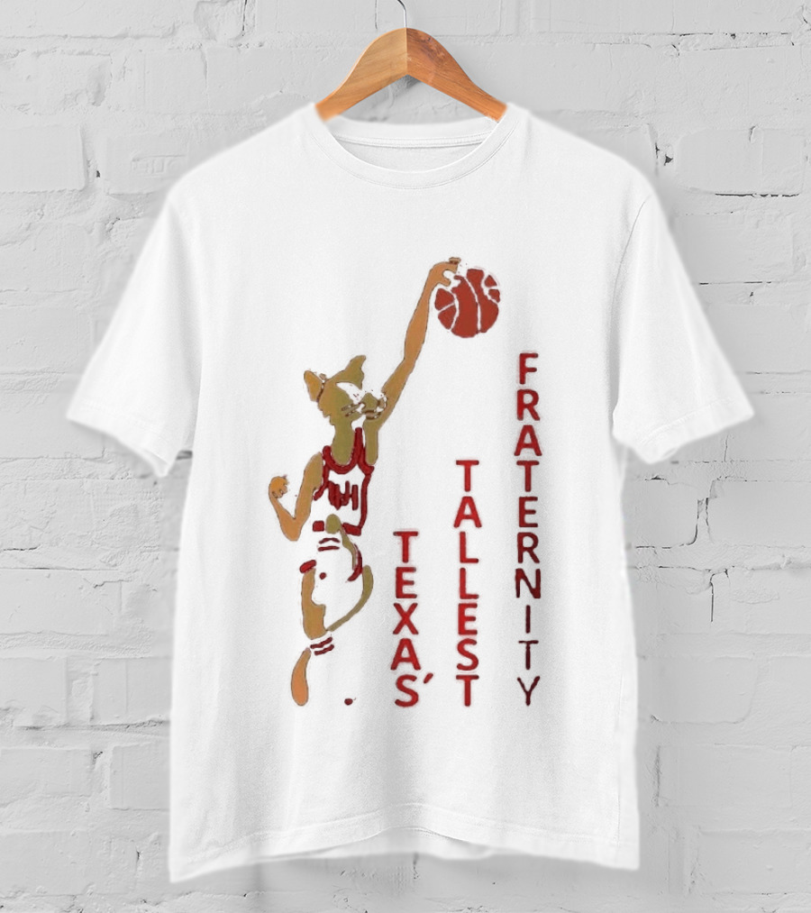 Houston Cougars Texas Tallest Fraternity Cat Dunking Phi Slama Jama T-Shirt