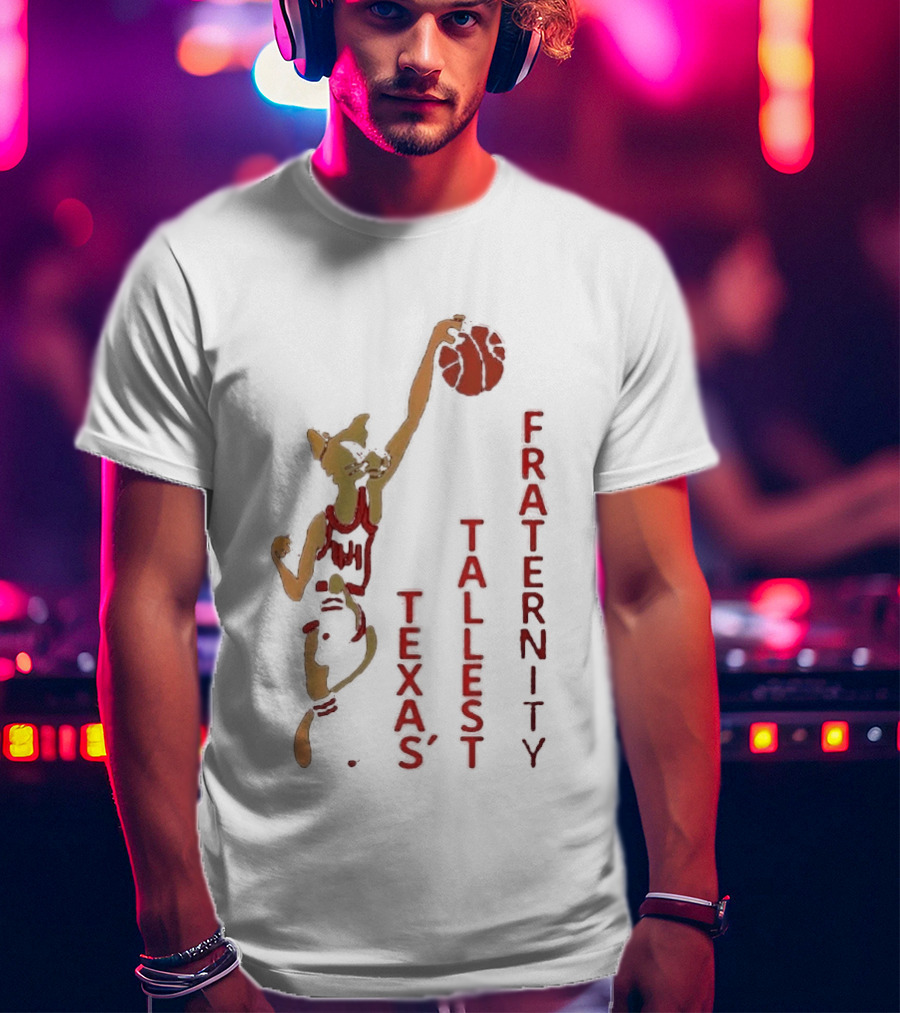 Houston Cougars Texas Tallest Fraternity Cat Dunking Phi Slama Jama T-Shirt
