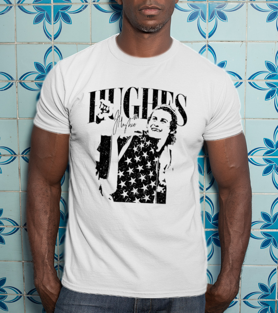 Hughes Jack Team USA Olympic Gold Medal Hockey 2026 Stars T-Shirt