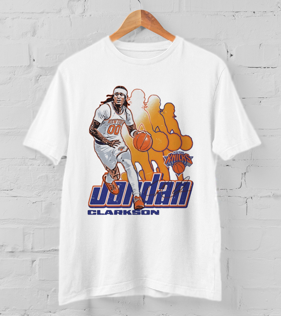 Jordan Clarkson New York Knicks Basketball Sports T-Shirt
