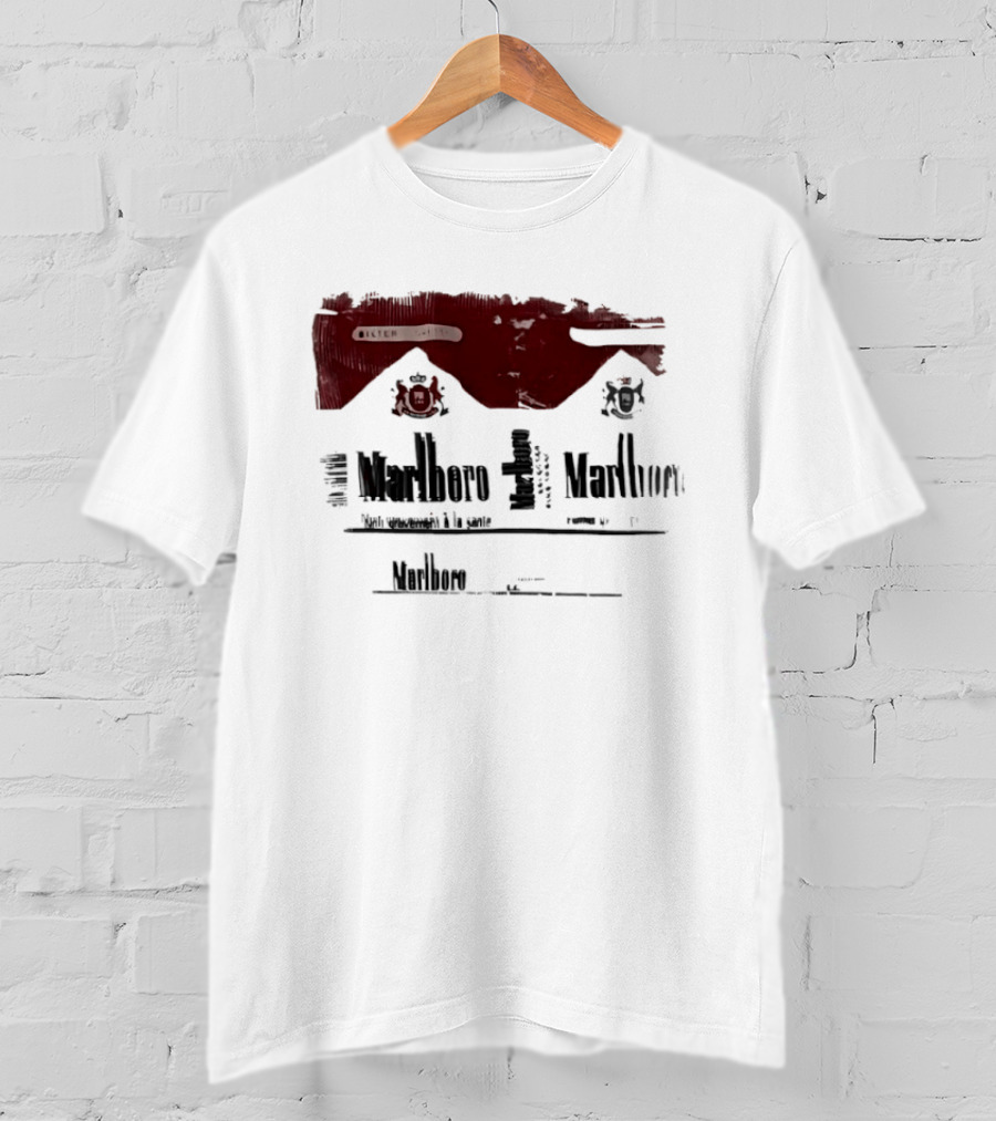 Marlboro Filter French Smoking Warning T-Shirt