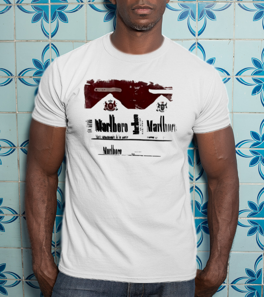 Marlboro Filter French Smoking Warning T-Shirt