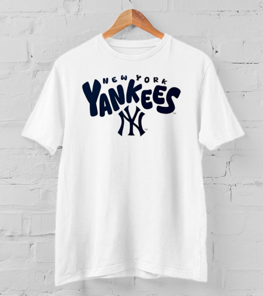 New York Yankees Bubble Crew Neck Yankees NY T-Shirt