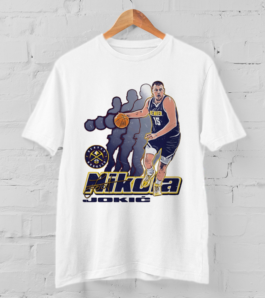 Denver Nuggets Nikola Jokic Basketball Player 15 T-Shirt