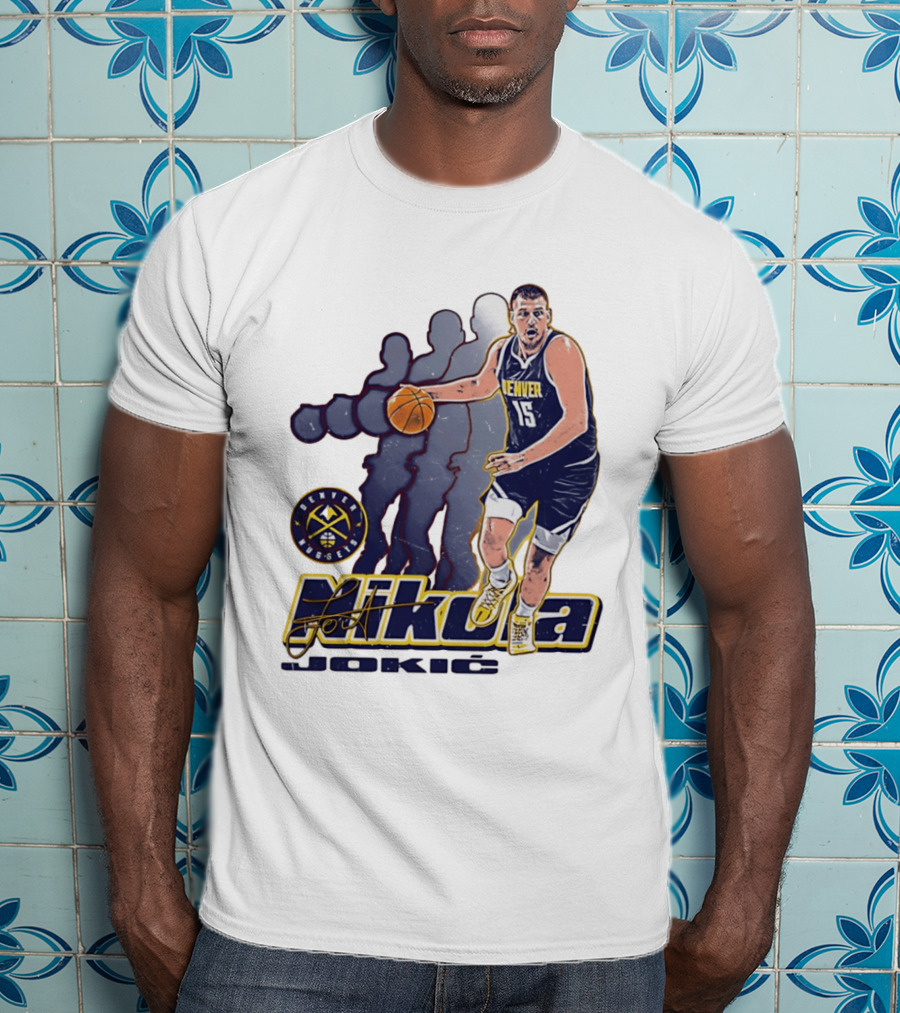 Denver Nuggets Nikola Jokic Basketball Player 15 T-Shirt