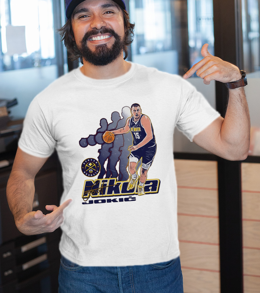 Denver Nuggets Nikola Jokic Basketball Player 15 T-Shirt