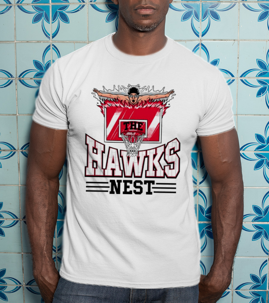 The Hawks Nest Basketball Swimming Combo T-Shirt